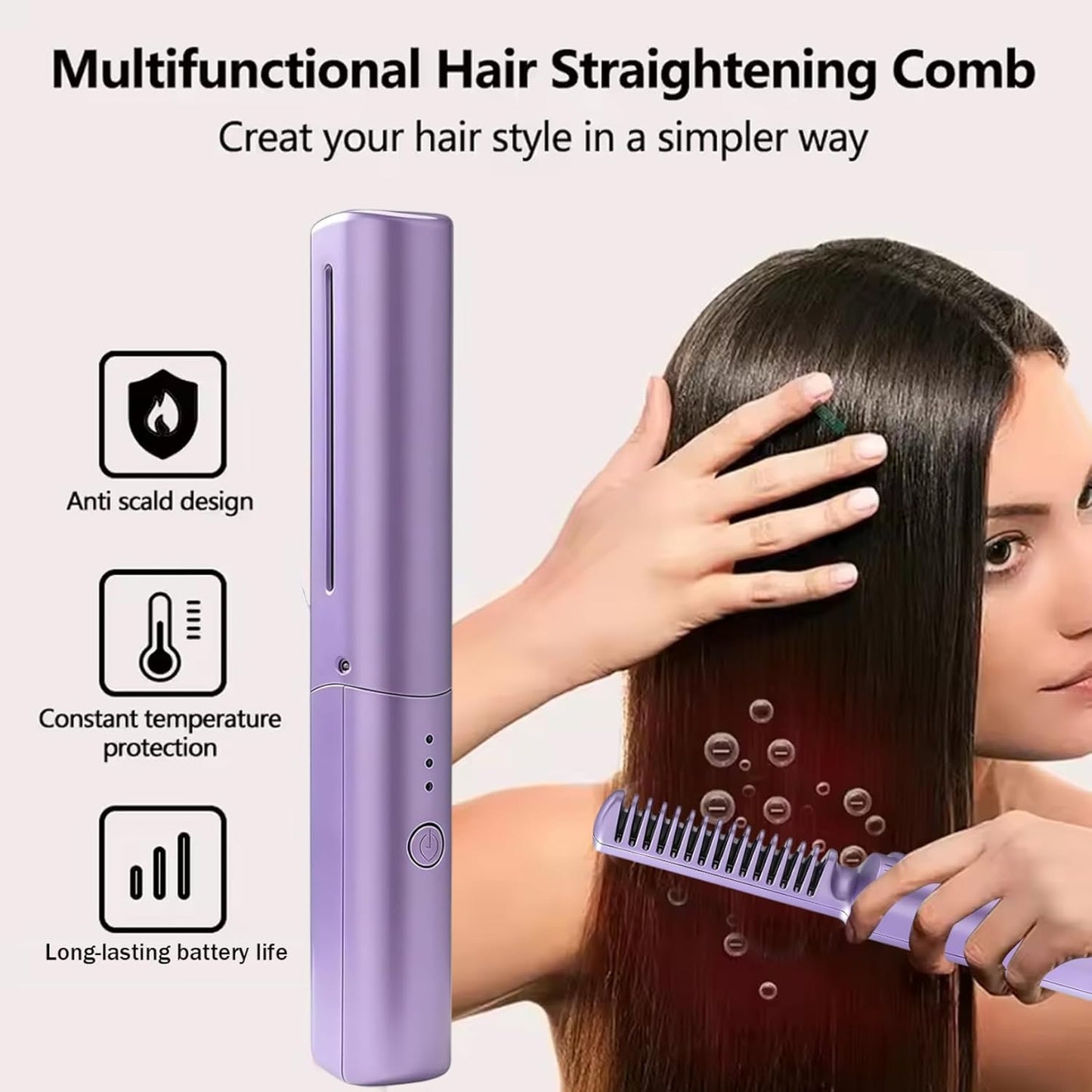 Peine de Cerámica 2 en 1